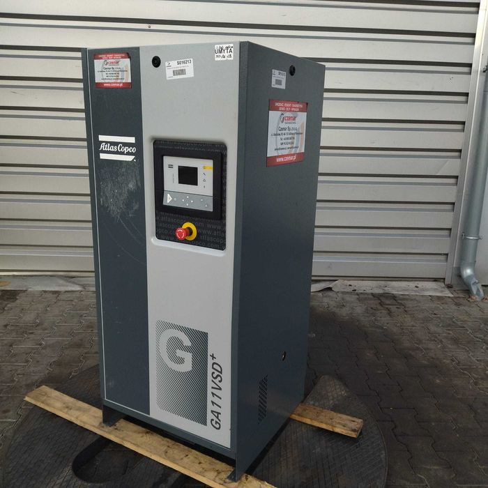 Sprężarka śrubowa Atlas Copco GA11VSD PLUS,11 KW,S016213