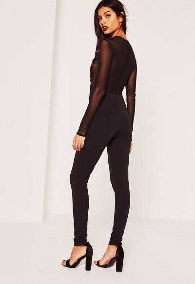 Missguided kombinezon damski czarny nowy L/XL