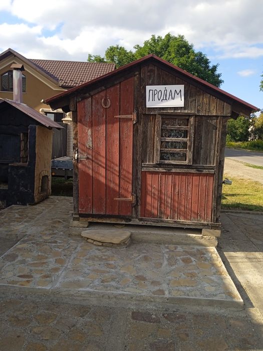 Беседка, деревянный дом