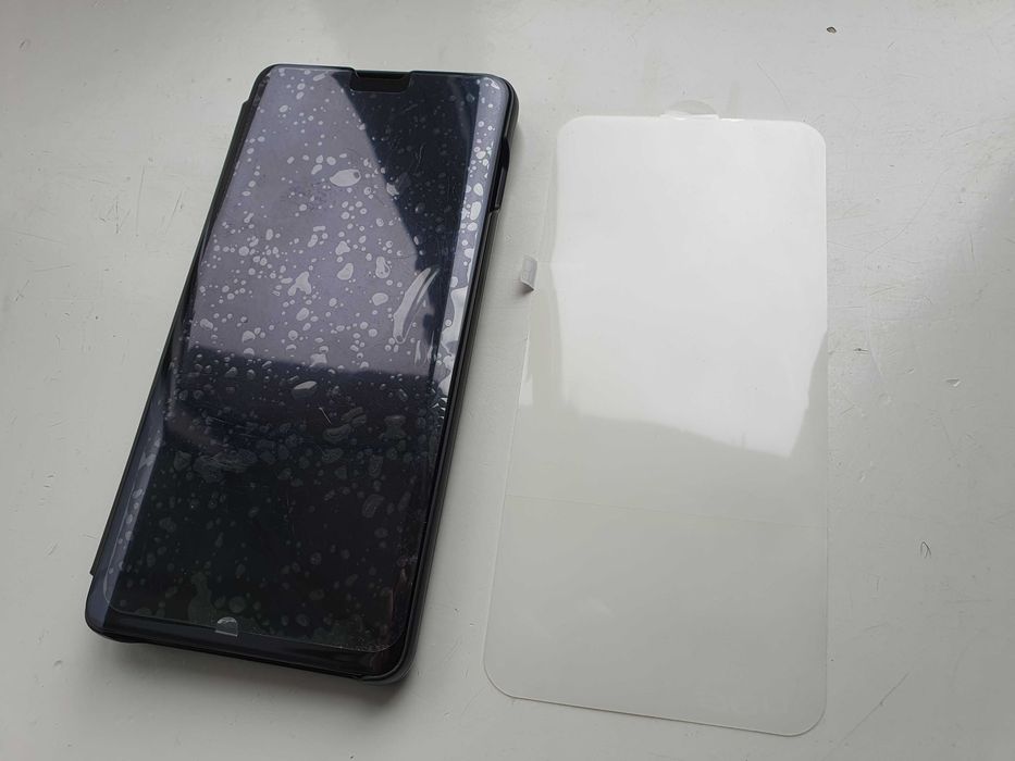 Чехол книжка Clear View на Samsung Galaxy S10 Plus/G975-черный