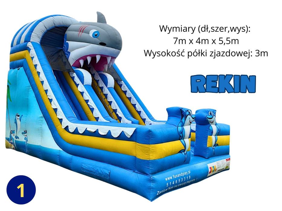Dmuchaniec wynajem Zjeżdżalnie Piana Party Popcorn Wata cukrowa NOWE