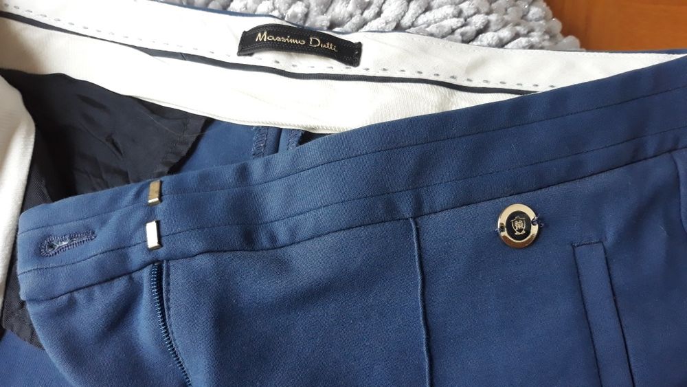 Spodnie niebieskie Massimo Dutti 38