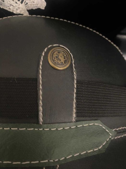 Capacete retro estílo militar para motociclista