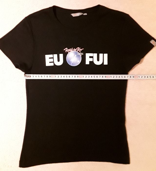 T-Shirt oficial Rock in Rio Lisboa 2006, tamanho M, nova!