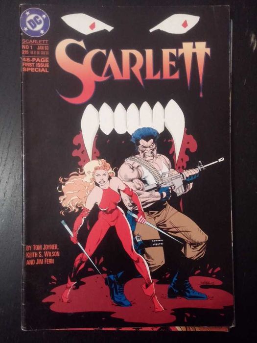 SCARLETT nr 1-5; horror Buffy Vampire Slayer świata DC