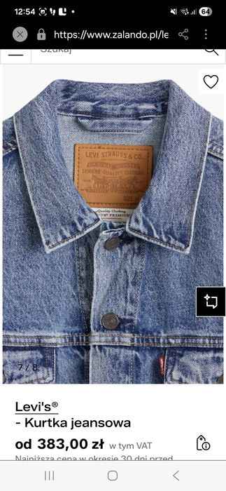 Katana jeansowa Levis