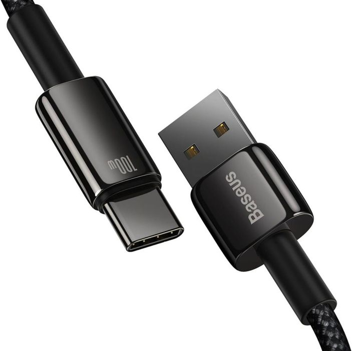 Кабель Baseus Tungsten Gold 100W USB-A → Type-C