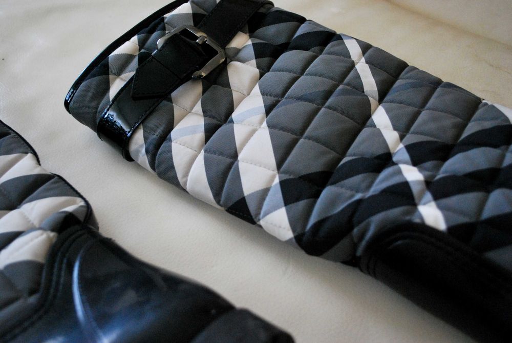 Burberry logowane kalosze  36