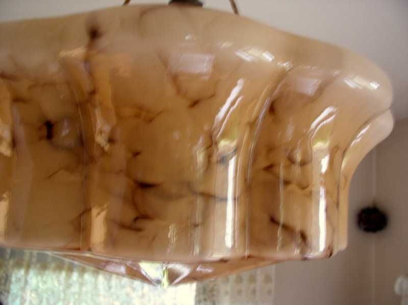 Art deco piękna ampla marmurek