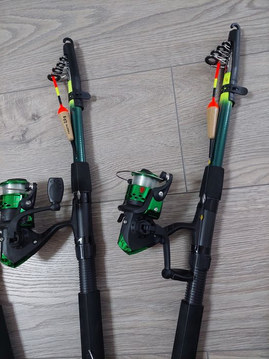 Удочки спінінги Rumpol KNIGHT 2.4м з катушкою та повною оснасткою