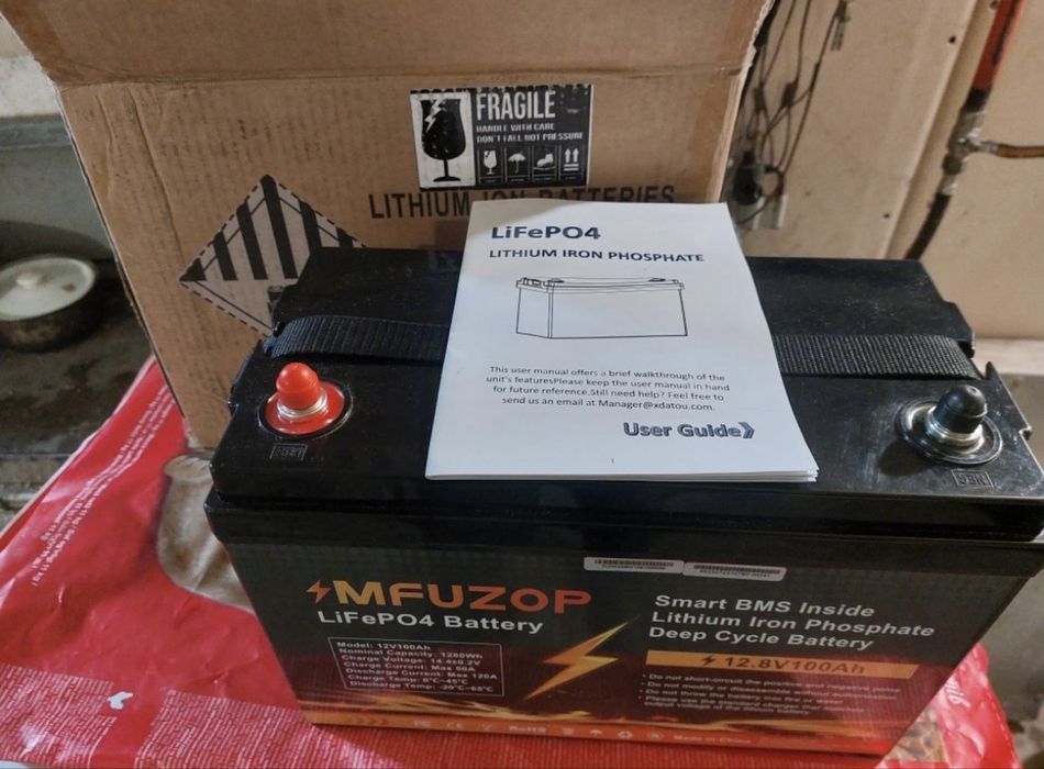 В НАЛИЧИИ! Литий-железо-фосфатный аккумулятор LifePO4 12.v 100Ah с BMS