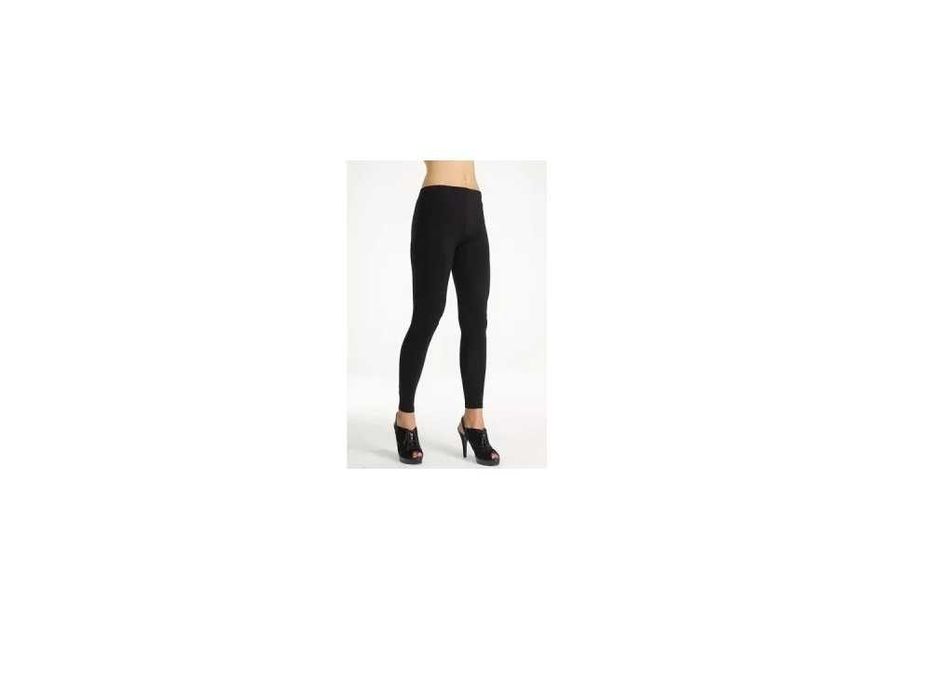 40 LABEL BE LEGGINSY damskie Nowe czarne 78cm