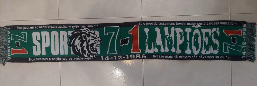 Cachecol do Sporting historico