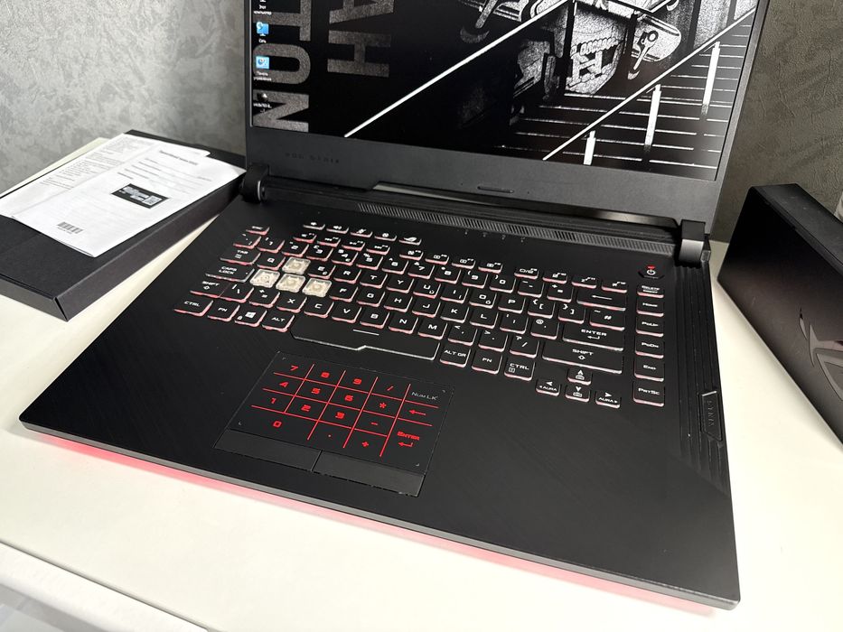 Asus Rog Strix G15/GTX1660Ti-6GB/512GB/144Hz/16GB.