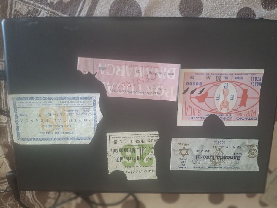 Bilhetes antigos futebol Portugal