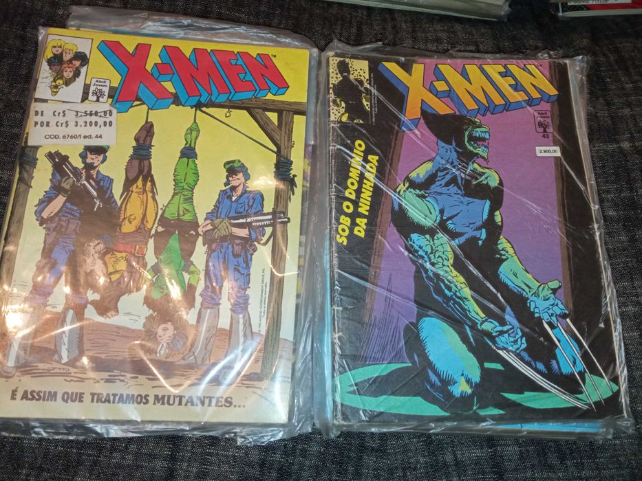 Lote X Men anos 80 e 90