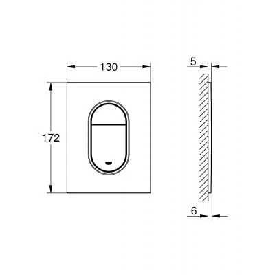 Grohe Arena Cosmopolitan S - Przycisk uruchamiający 37624GL0