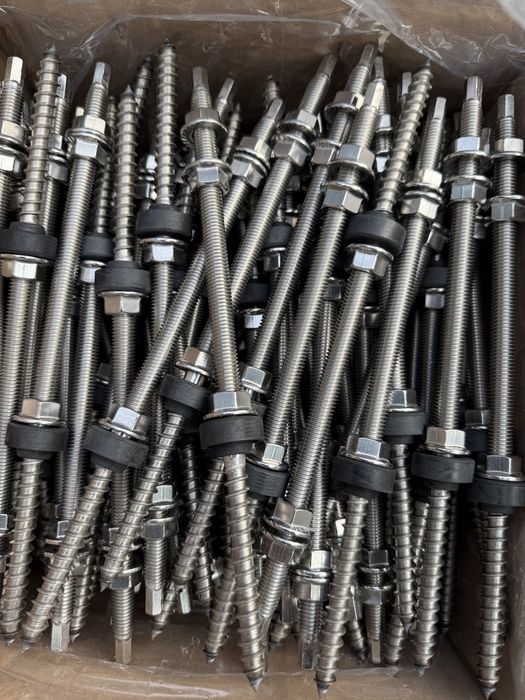 Гвинт Шуруп 10x200 Нержавійка