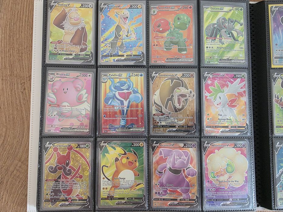 Cartas Pokemon V e VMax Gengar, Charizard, Mew, Mewtwo