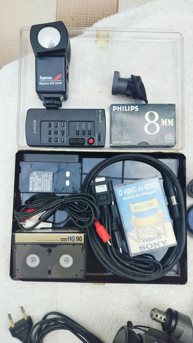 Câmara Vídeo 8 Antiga para colecionador, não sei sei funci