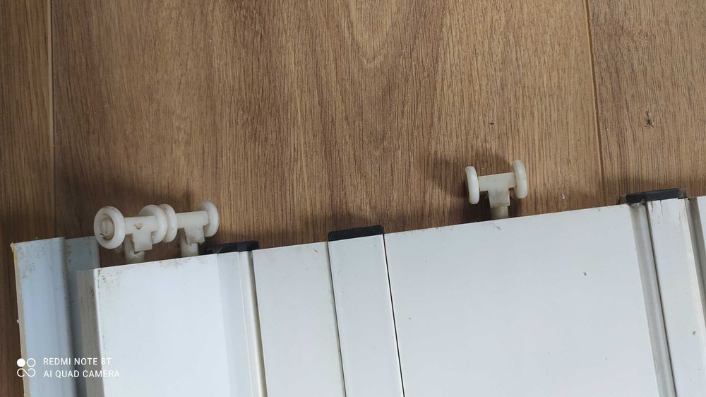 Drzwi harmonijkowe białe