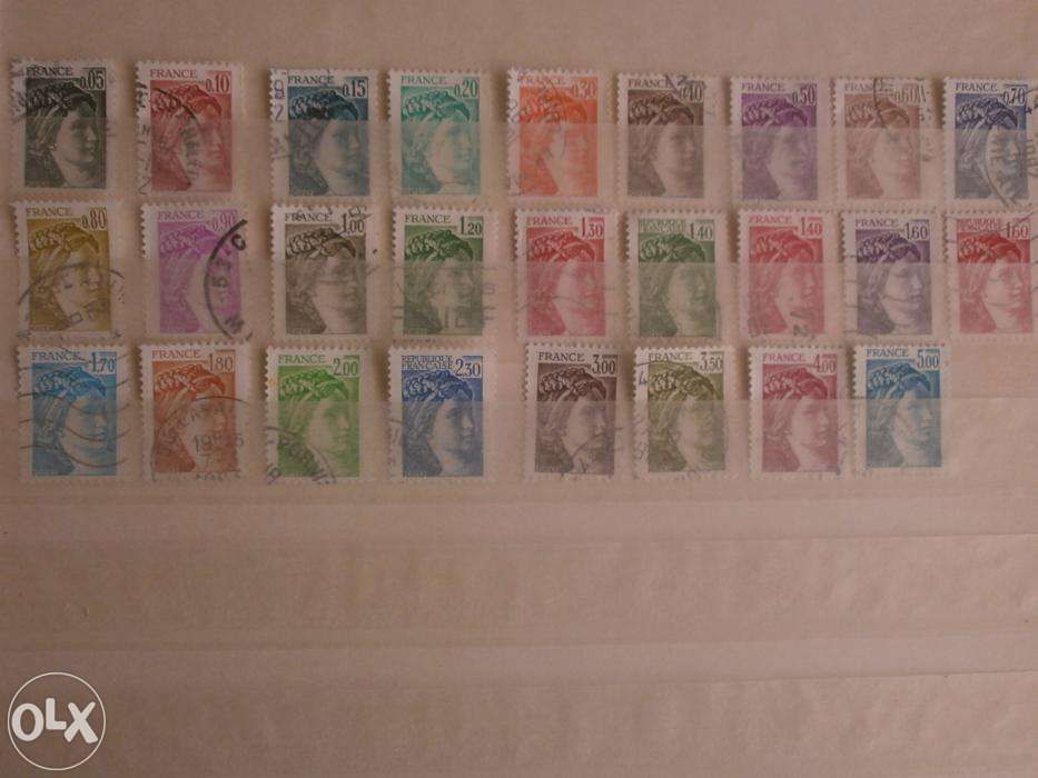 26 Selos França - colecção