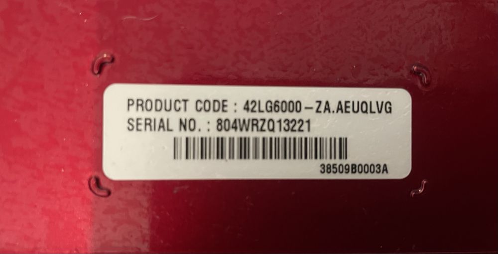 LG Modelo 42LG6000 tecnologia LCD de 42 polegadas