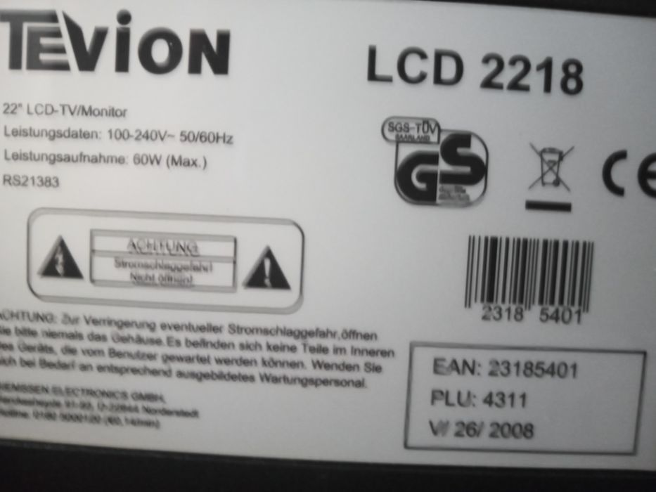 Monitor tv telewizor sprzedam w bardzo dobrym stanie