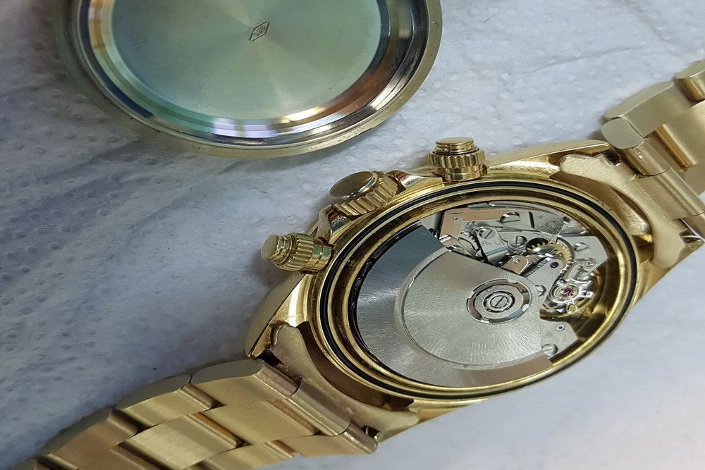 Złoty zegarek z bransoletą męski 14k Geneve mw041y&mbw017y Gdańsk