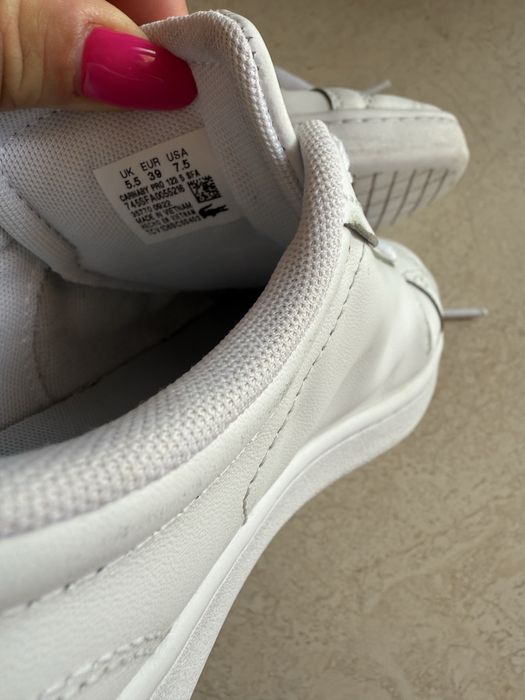 Sapatilhas lacoste mulher tam 39