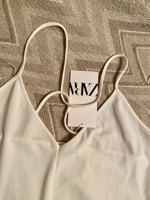 Top zara S biały. Nowy z metką.