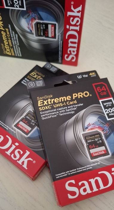 SanDisk 128GB SD   Extreme PRO  SanDisk 256 GB microSDXC