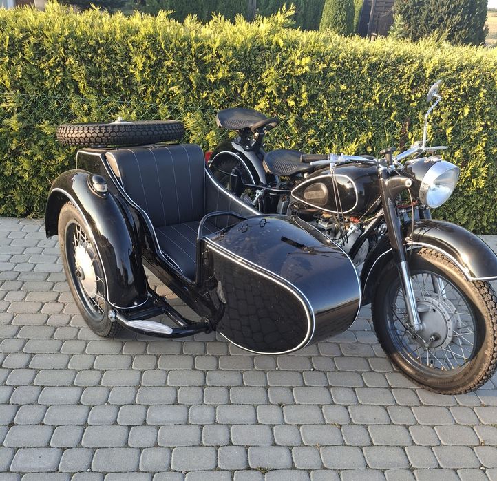 Dniepr k-750 z wózkiem bocznym-po kompletnej renowacji.