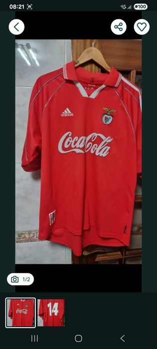 Camisola do benfica  Camisola  da formação  n 14
