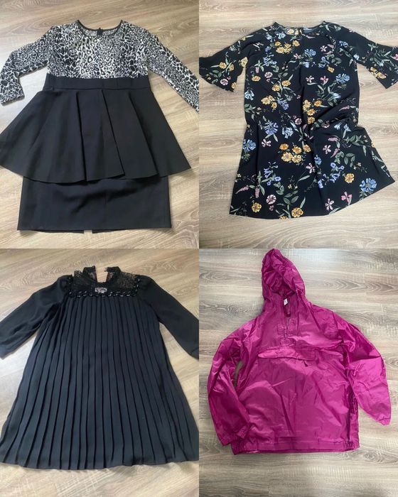 Лот вещей 41 шт  джинсы , кофты , футболки , куртки , пальто )