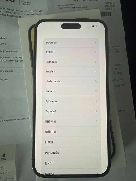 Sprzedam iPhone 14 Pro Max 128 GB GOLD