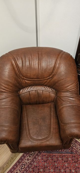 Poltrona em pele