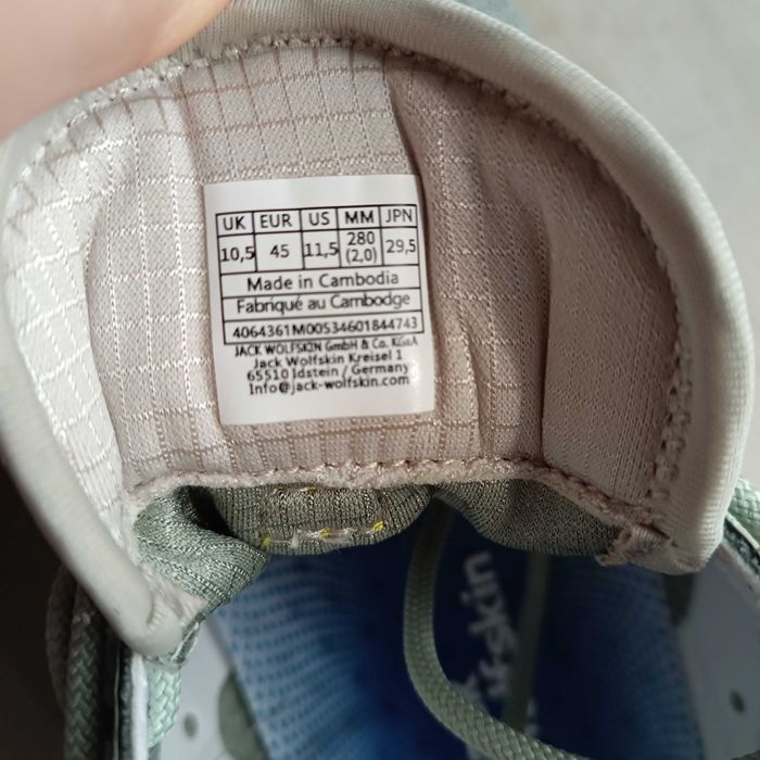 Кросівки Jack Wolfskin PRELIGHT VENT LOW, р.45 устілка 29,5 см