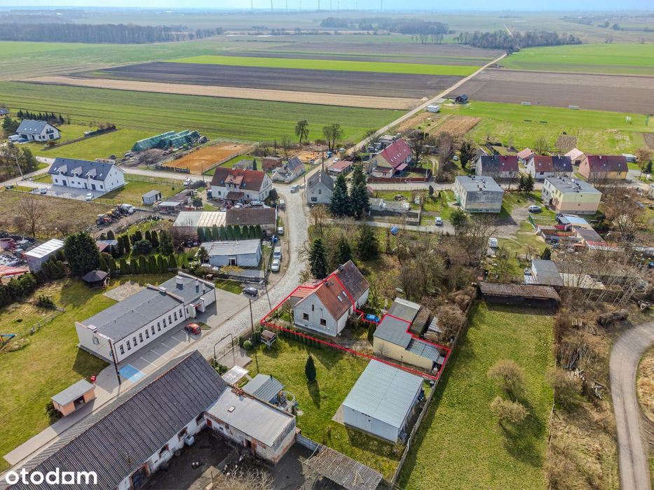 Dom z ogrodem, okolice Oławy