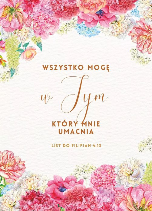 Kartka Wszystko mogę. Nowy Produkt