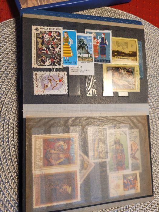 Klaser znaczki lata 70 kraje wschodniej europy