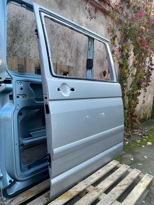 Drzwi przesuwne lewe VW T5 T6 multivan srebrny niebieski metalik