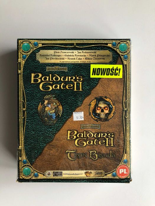 Baldur's Gate II Tron Bhaala PL Big Box Kolekcjonerski