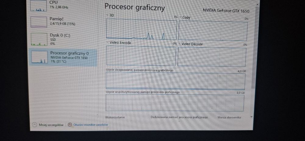 Komputer gamingowy GTX 1650 + i3-9100F