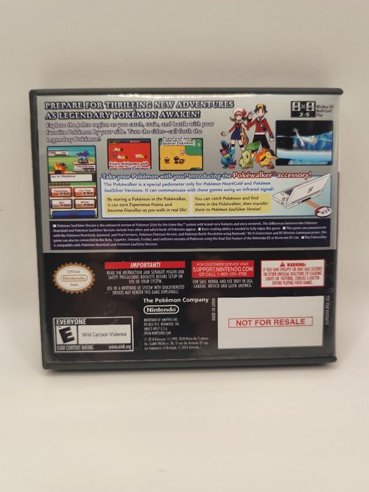 Pokémon SoulSilver CIB (Versão USA) - Nintendo DS | Estado de Coleção