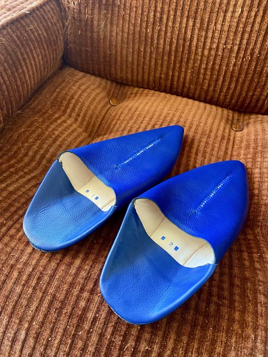 Babouches chinelos marroquinos sapatos de interior
