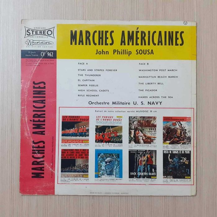 John Philip Sousa, Orchestre Militaire US Navy - Marches Américaines