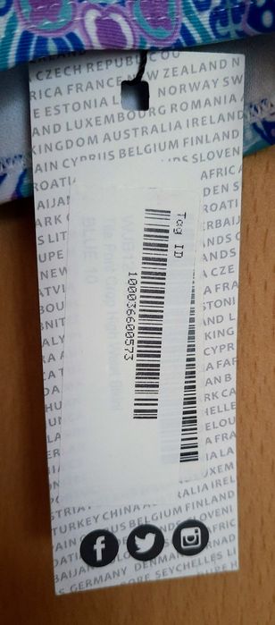 Góra od bikini biustonosz kąpielowy Boohoo rozmiar M 38