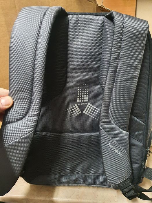 Plecak Samsonite szaro srebrny