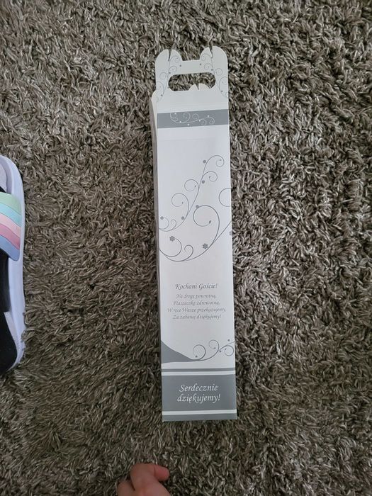 Pudełka na alkohol, podziękowanie dla gości